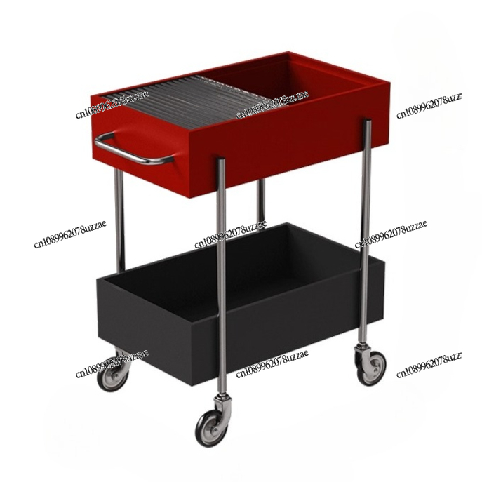 Office Furniture Second Hand - รถเข็นเก็บของขนาดเล็กหลายชั้น มือสอง ชั้นวางของขนาดใหญ่ เคลื่อนย้ายได้ วางข้างโซฟา ชั้นวางของสำหรับเก็บขนม