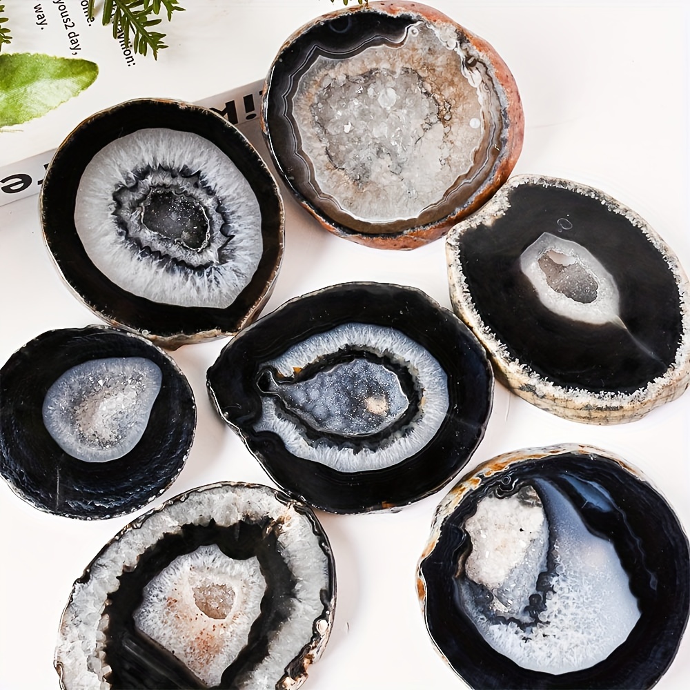 หินอาเกตสีดำธรรมชาติ 1 ชิ้น รู - Office Furniture China บทวิจารณ์และราคา